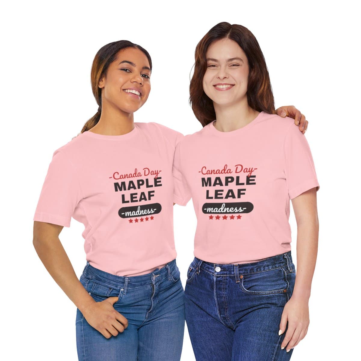 Canada Day: Maple Leaf Madness : Unisex Jersey Short Sleeve Tee - Image 114