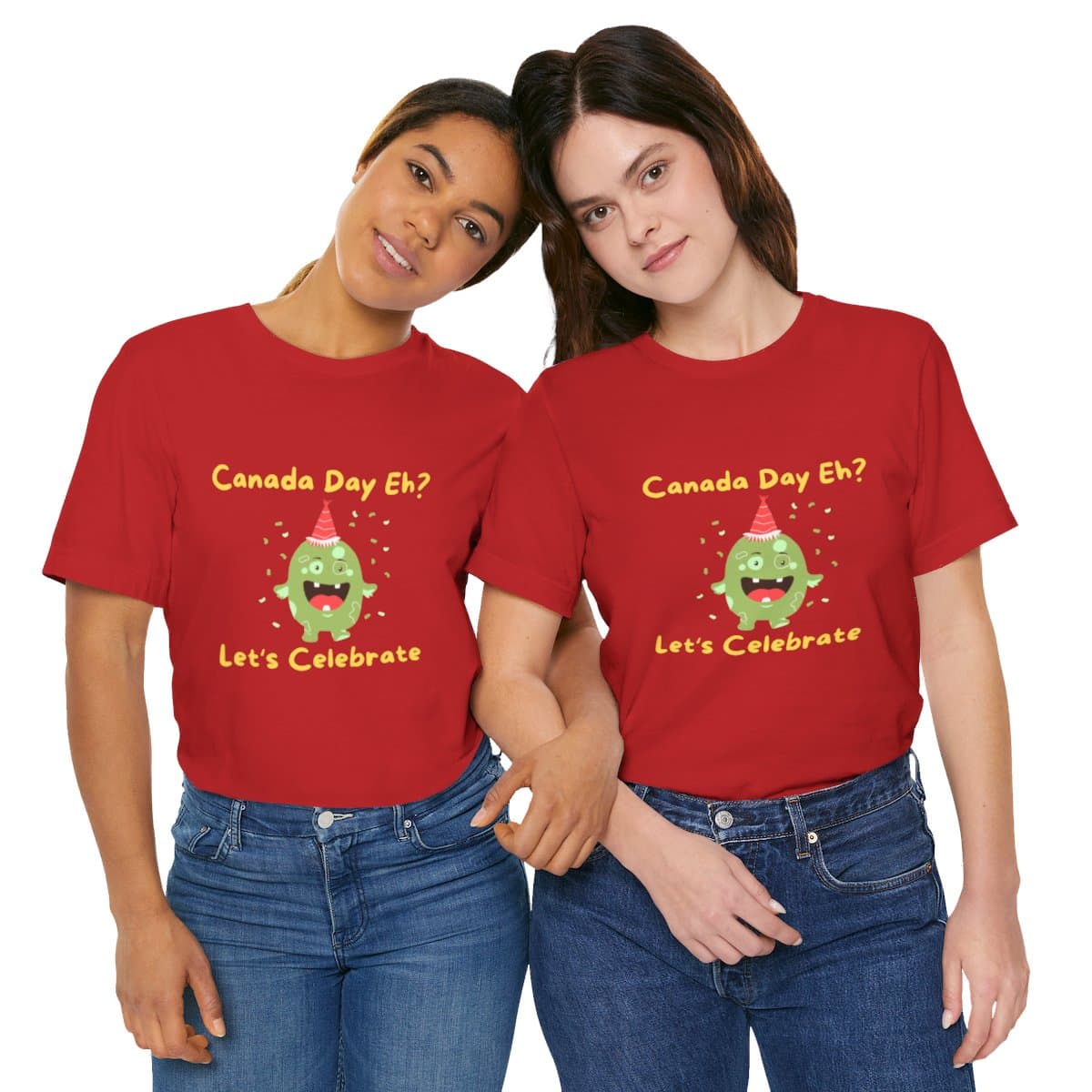 Canada Day, Eh Ley's Celebrate: Unisex Jersey Short Sleeve Tee - Image 117