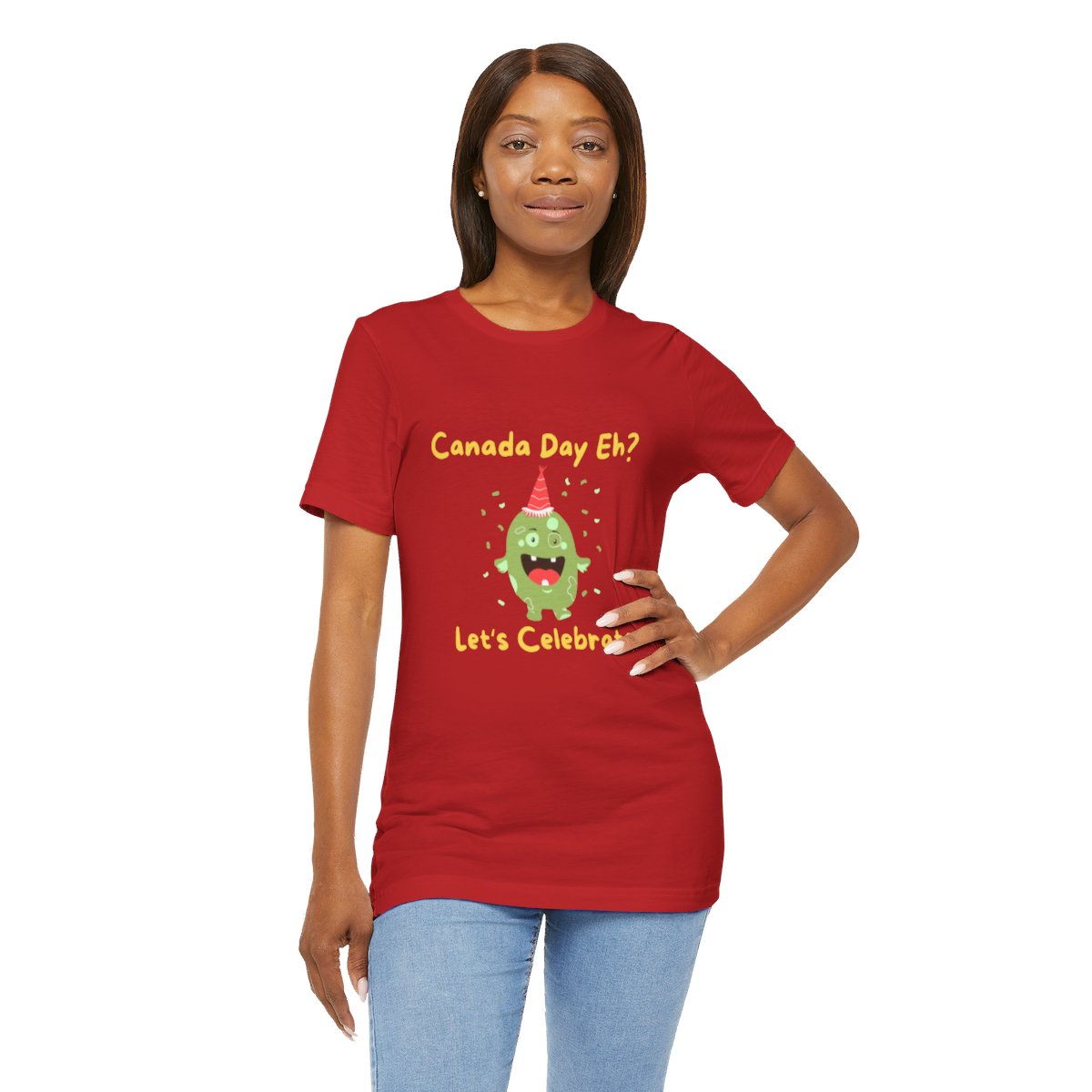 Canada Day, Eh Ley's Celebrate: Unisex Jersey Short Sleeve Tee - Image 139