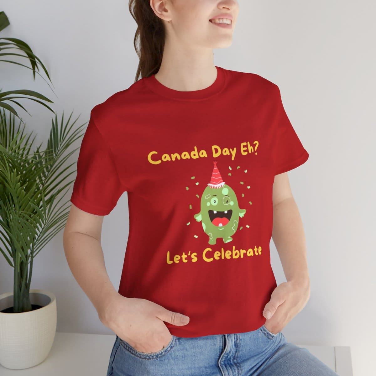 Canada Day, Eh Ley's Celebrate: Unisex Jersey Short Sleeve Tee - Image 141