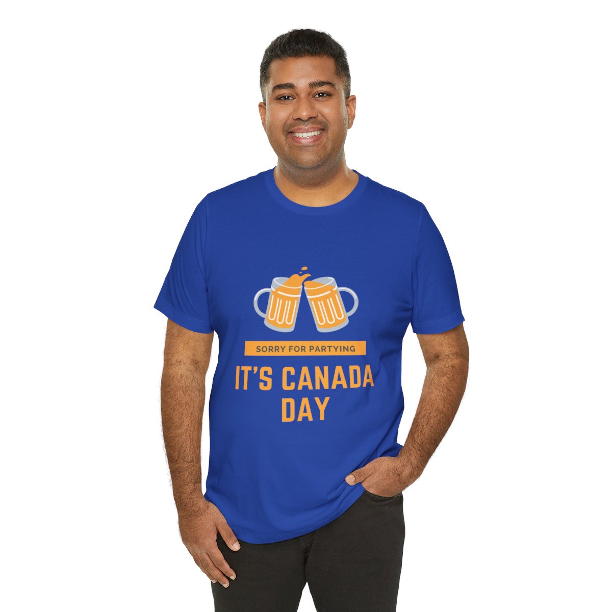 Sorry for Partying, It's Canada Day: Unisex Jersey Short Sleeve Tee 103 Sorry for Partying, It's Canada Day: Unisex Jersey Short Sleeve Tee - Image 103