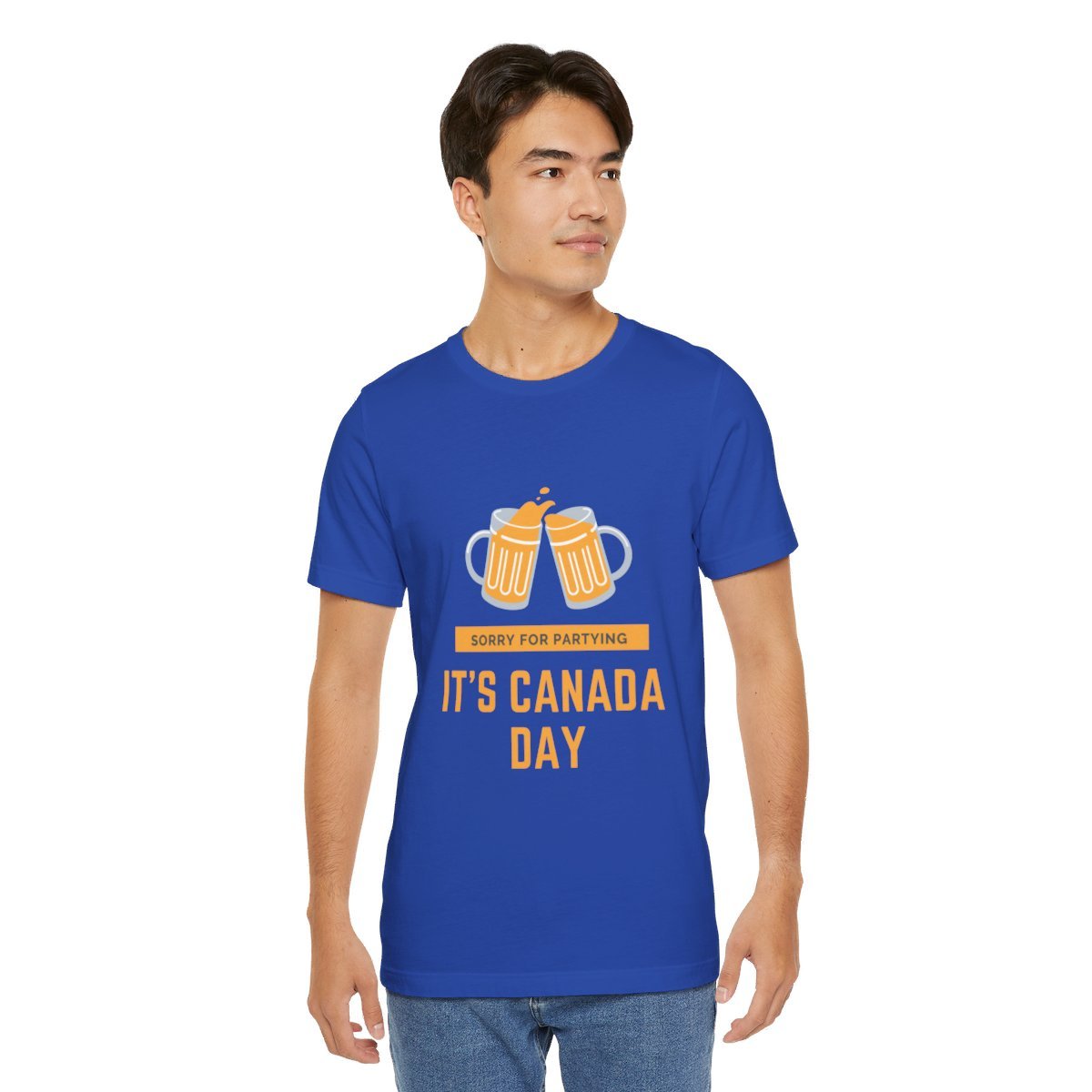 Sorry for Partying, It's Canada Day: Unisex Jersey Short Sleeve Tee 107 Sorry for Partying, It's Canada Day: Unisex Jersey Short Sleeve Tee - Image 107
