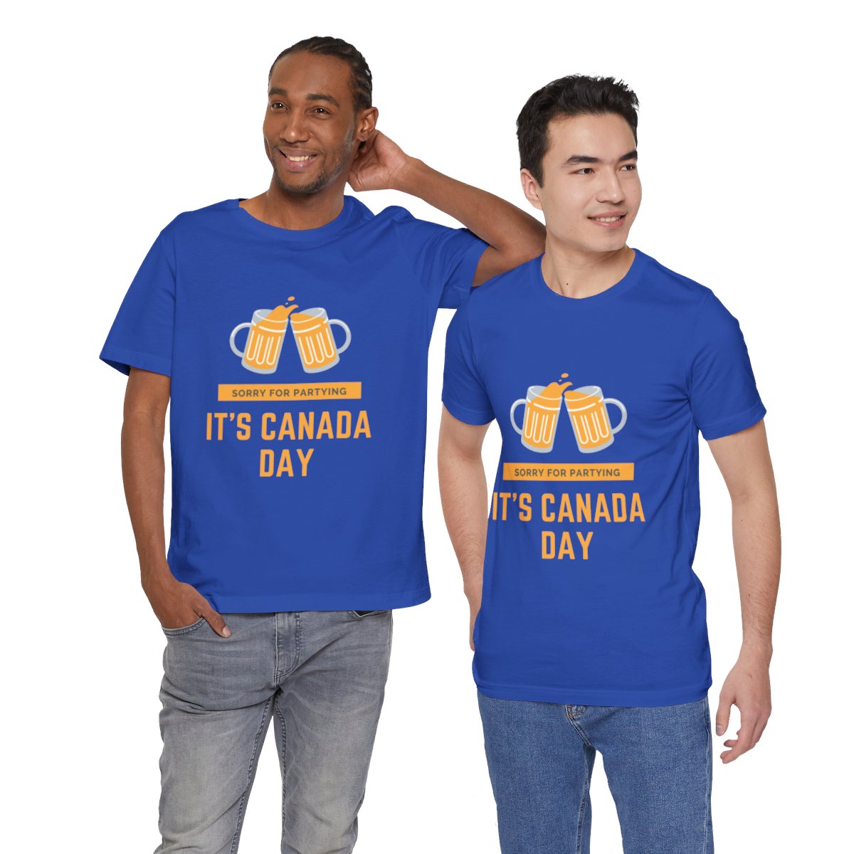 Sorry for Partying, It's Canada Day: Unisex Jersey Short Sleeve Tee 115 Sorry for Partying, It's Canada Day: Unisex Jersey Short Sleeve Tee - Image 115