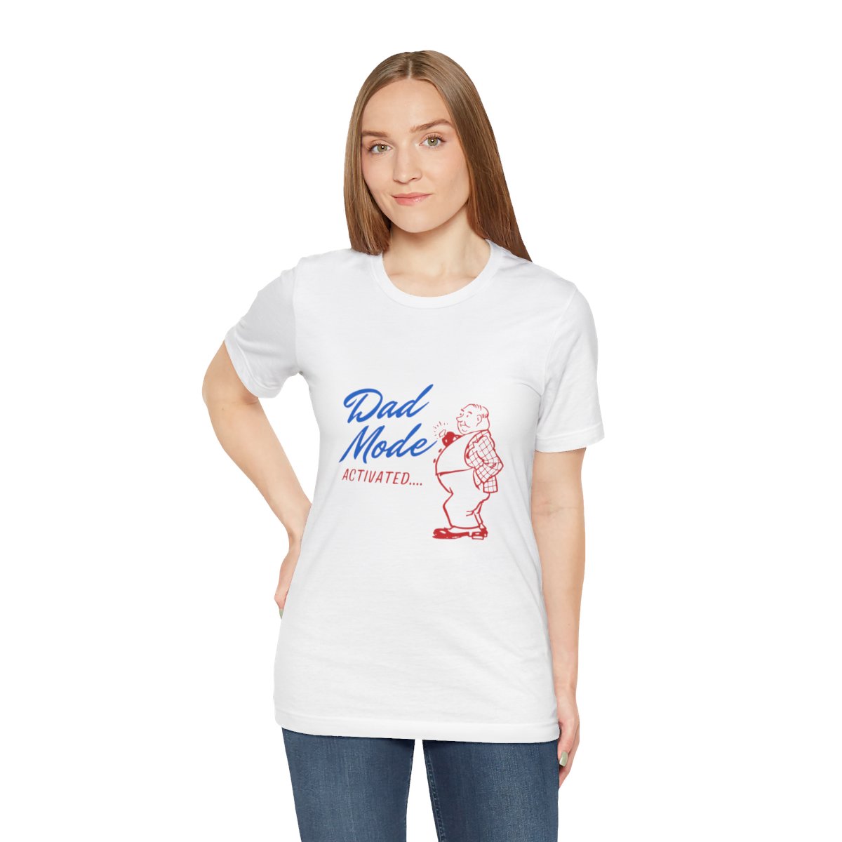 Dad Mode Activated: Unisex Jersey Short Sleeve Tee - Image 42