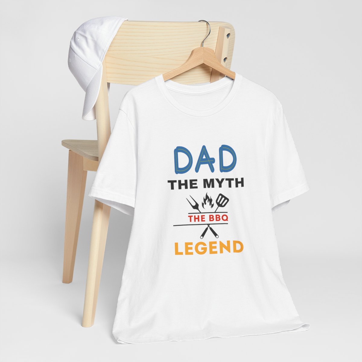 Dad: The Myth The BBQ Legend: The Unisex Jersey Short Sleeve Tee 1 Dad: The Myth The BBQ Legend: The Unisex Jersey Short Sleeve Tee