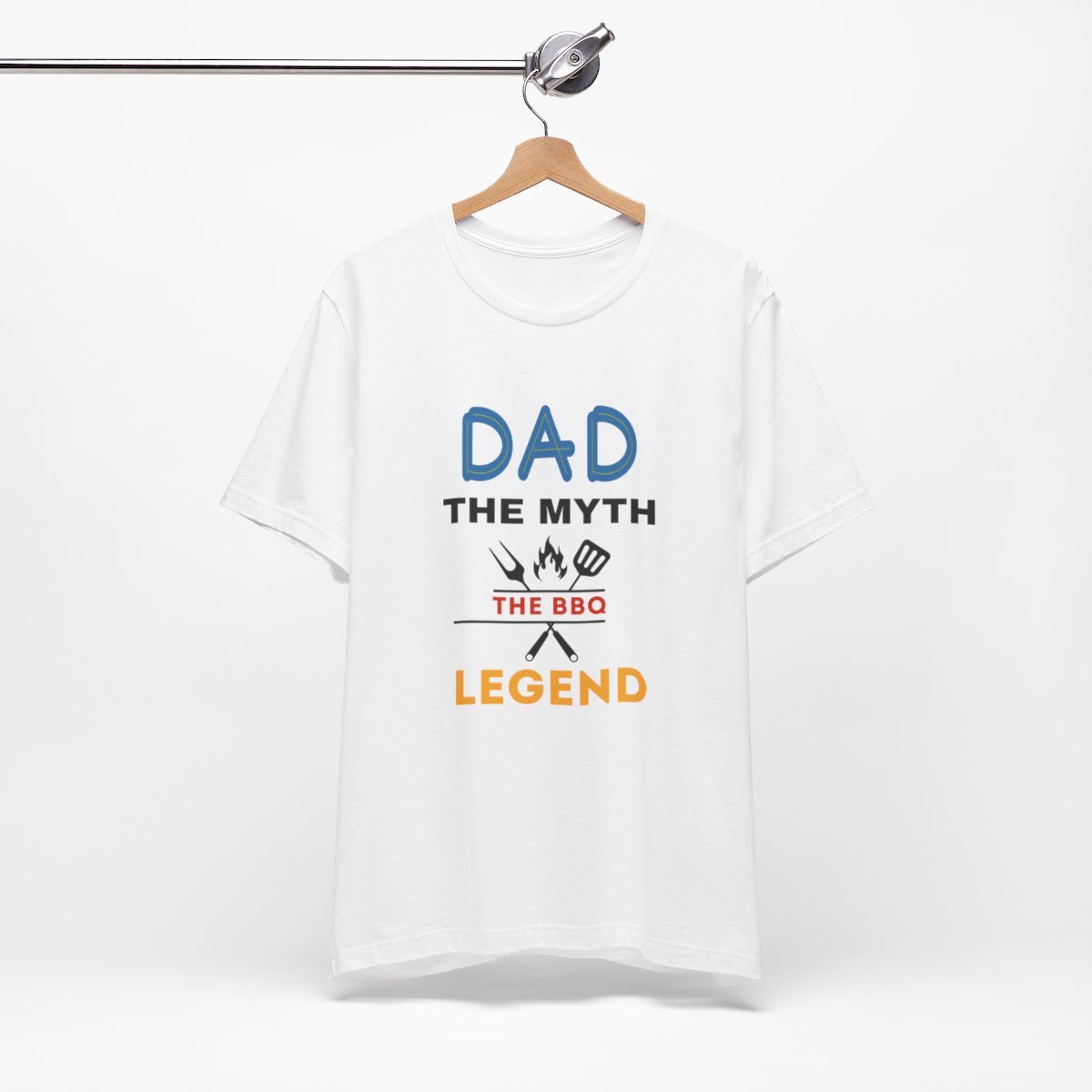 Dad: The Myth The BBQ Legend: The Unisex Jersey Short Sleeve Tee 8 Dad: The Myth The BBQ Legend: The Unisex Jersey Short Sleeve Tee - Image 8