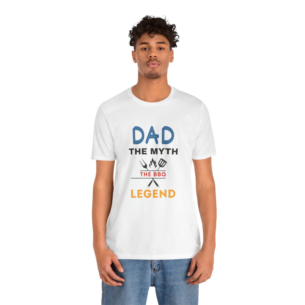 Dad: The Myth The BBQ Legend: The Unisex Jersey Short Sleeve Tee 12 Dad: The Myth The BBQ Legend: The Unisex Jersey Short Sleeve Tee - Image 12