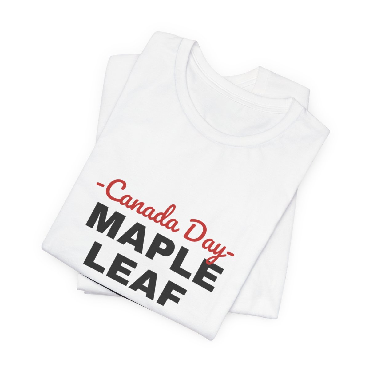 Canada Day: Maple Leaf Madness : Unisex Jersey Short Sleeve Tee - Image 6