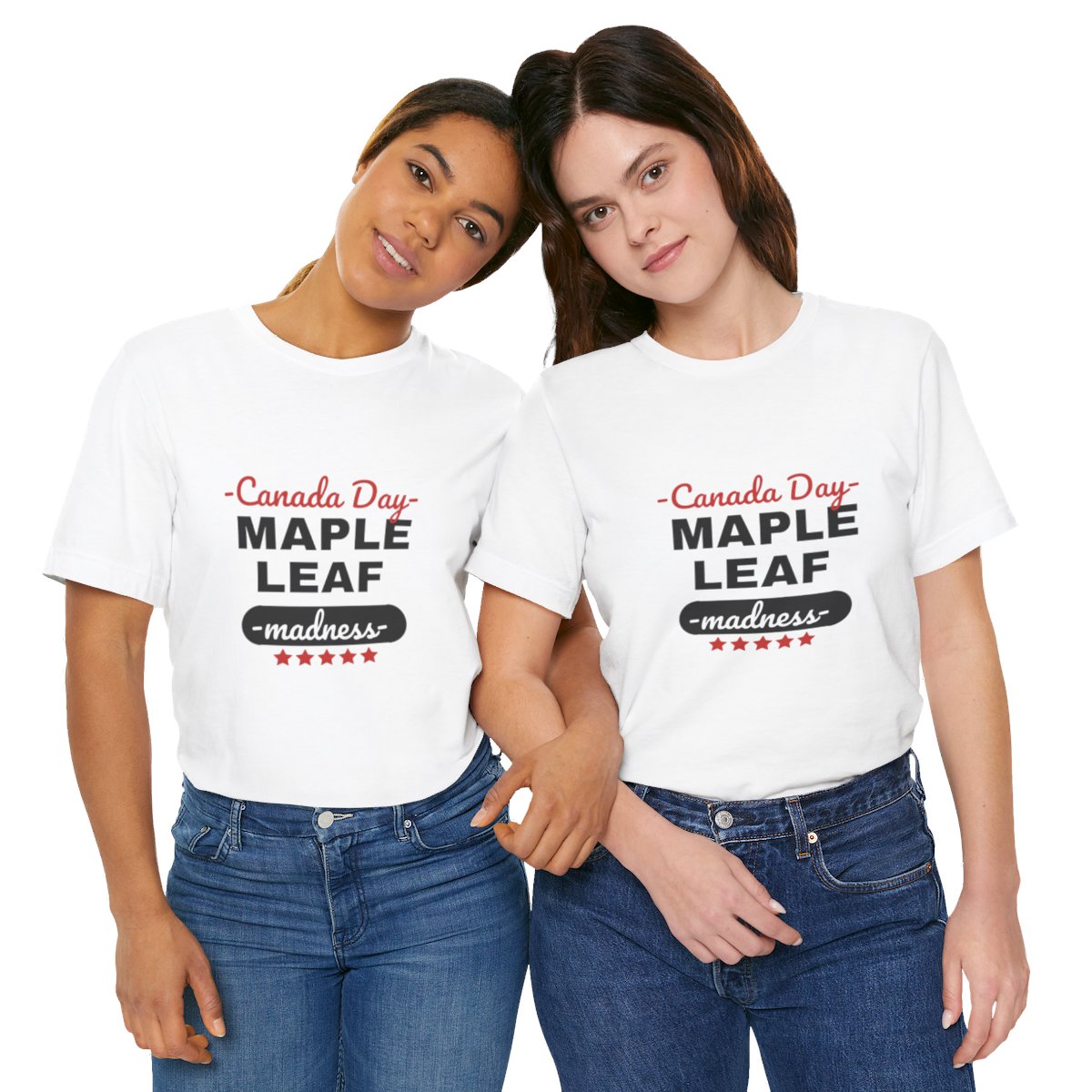 Canada Day: Maple Leaf Madness : Unisex Jersey Short Sleeve Tee - Image 26