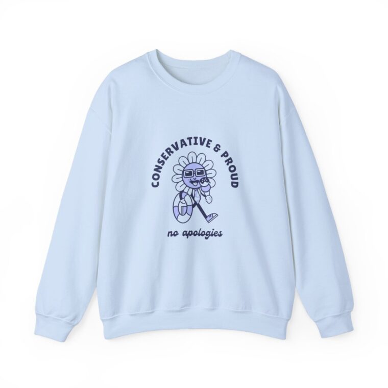 Conservative & Proud, No Apologies: Unisex Heavy Blend™ Crewneck Sweatshirt - Image 2