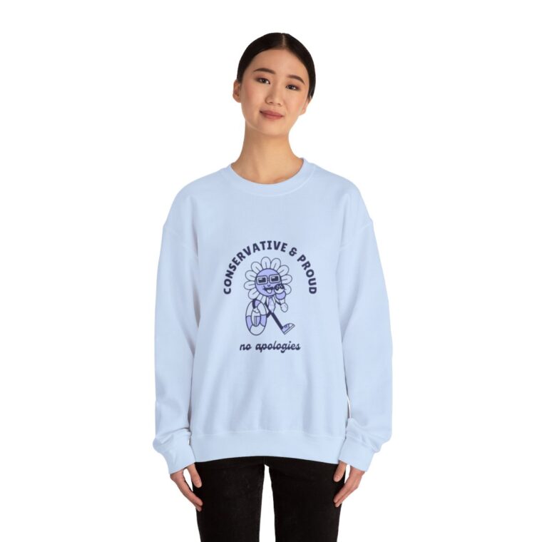 Conservative & Proud, No Apologies: Unisex Heavy Blend™ Crewneck Sweatshirt - Image 5