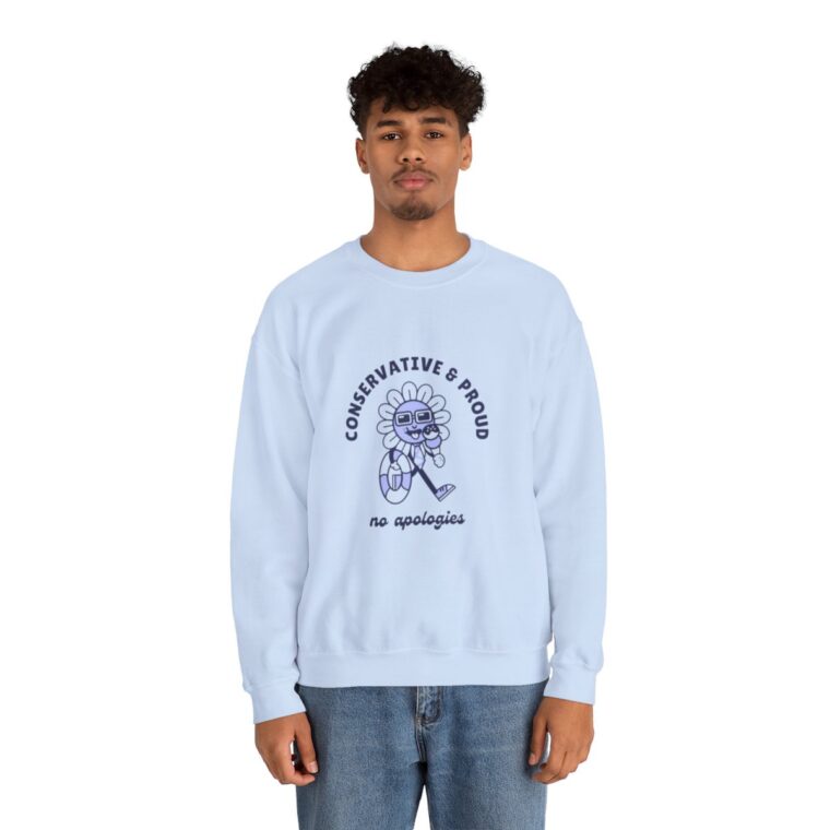 Conservative & Proud, No Apologies: Unisex Heavy Blend™ Crewneck Sweatshirt - Image 6