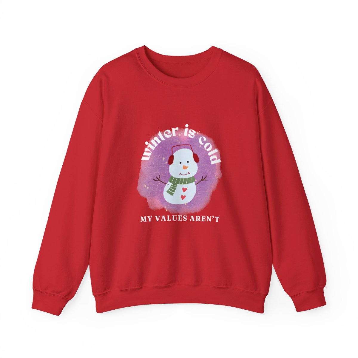 Winter is cold, my values aren't - Unisex Heavy Blend™ Crewneck Sweatshirt - Image 35