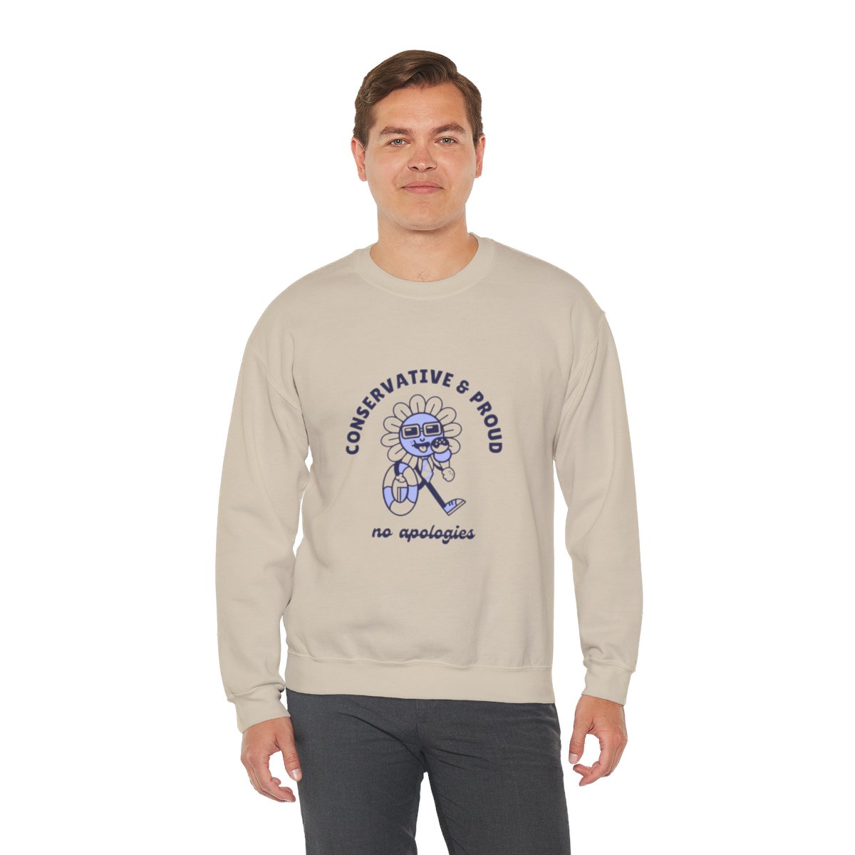Conservative & Proud, No Apologies: Unisex Heavy Blend™ Crewneck Sweatshirt - Image 23