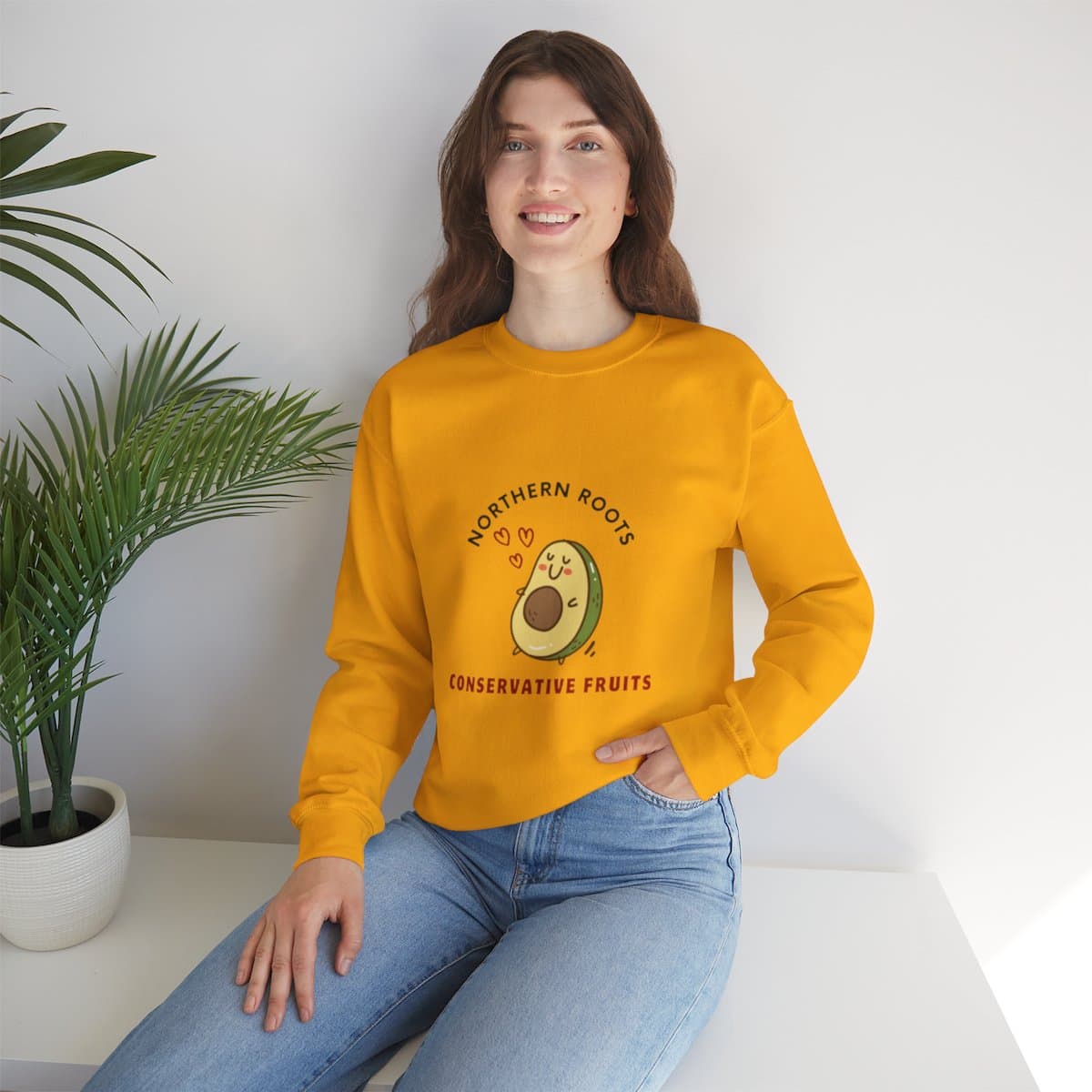 Northern Roots Conservative Fruits: Unisex Heavy Blend™ Crewneck Sweatshirt 1 Northern Roots Conservative Fruits: Unisex Heavy Blend™ Crewneck Sweatshirt