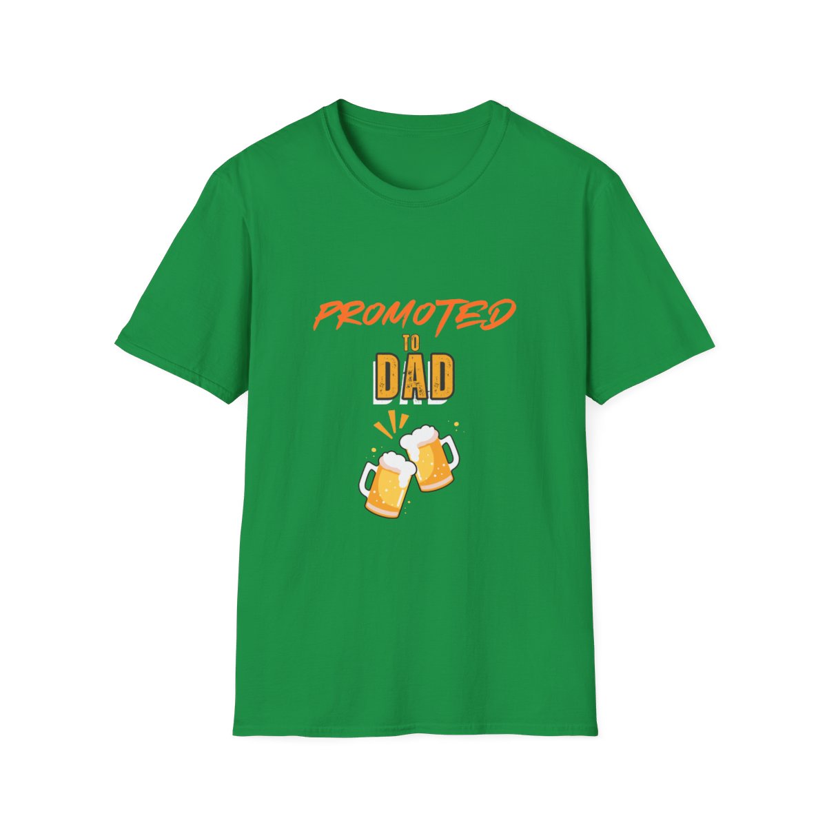 Promoted to Dad: Unisex Softstyle T-Shirt - Image 38