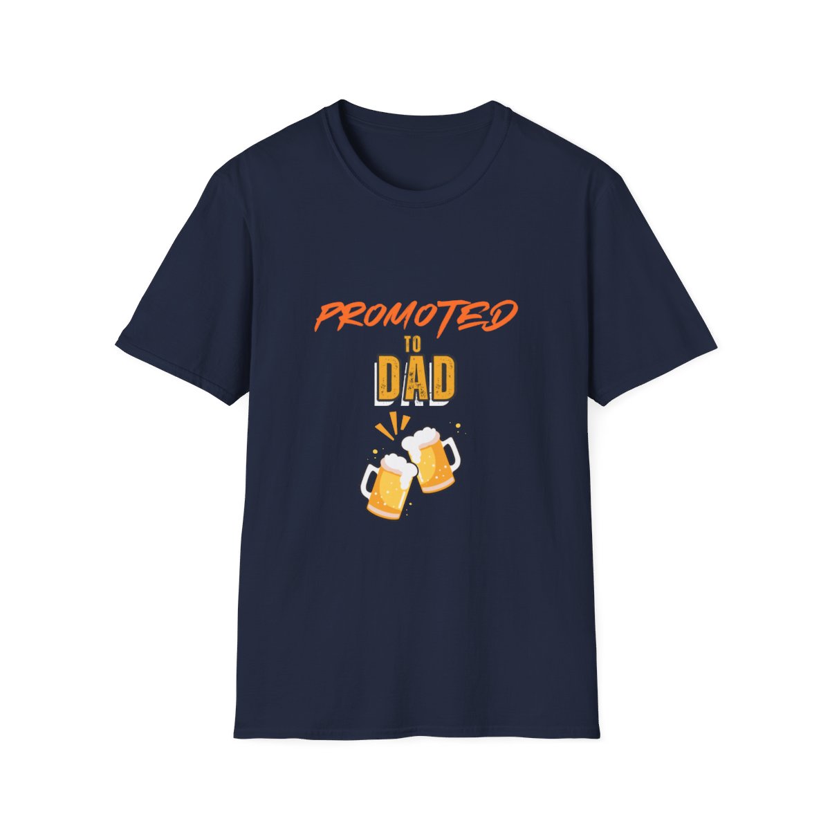 Promoted to Dad: Unisex Softstyle T-Shirt - Image 62