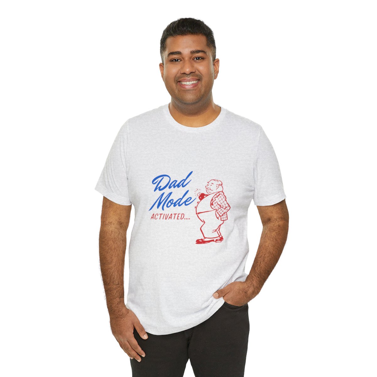 Dad Mode Activated: Unisex Jersey Short Sleeve Tee - Image 74