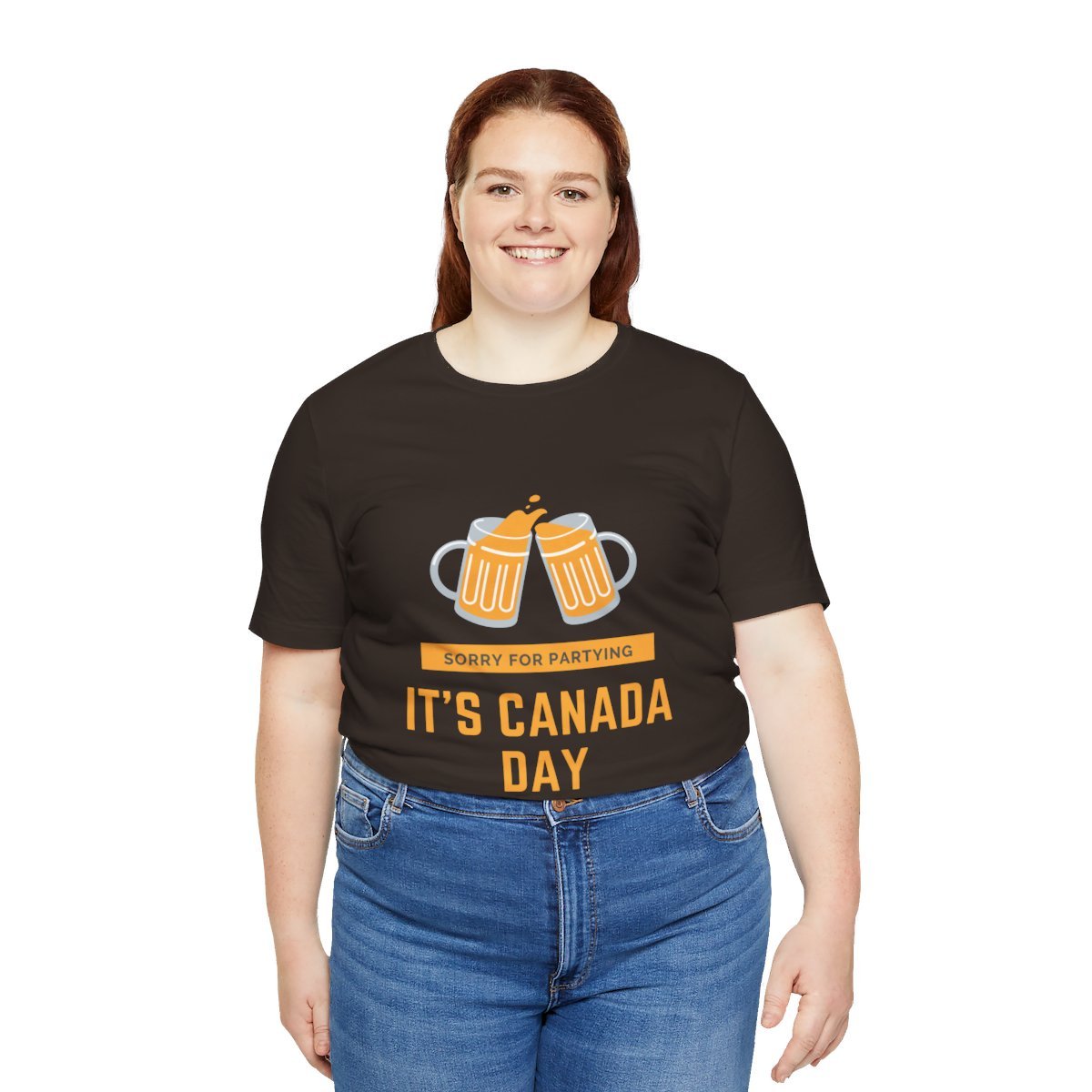 Sorry for Partying, It's Canada Day: Unisex Jersey Short Sleeve Tee 44 Sorry for Partying, It's Canada Day: Unisex Jersey Short Sleeve Tee - Image 44