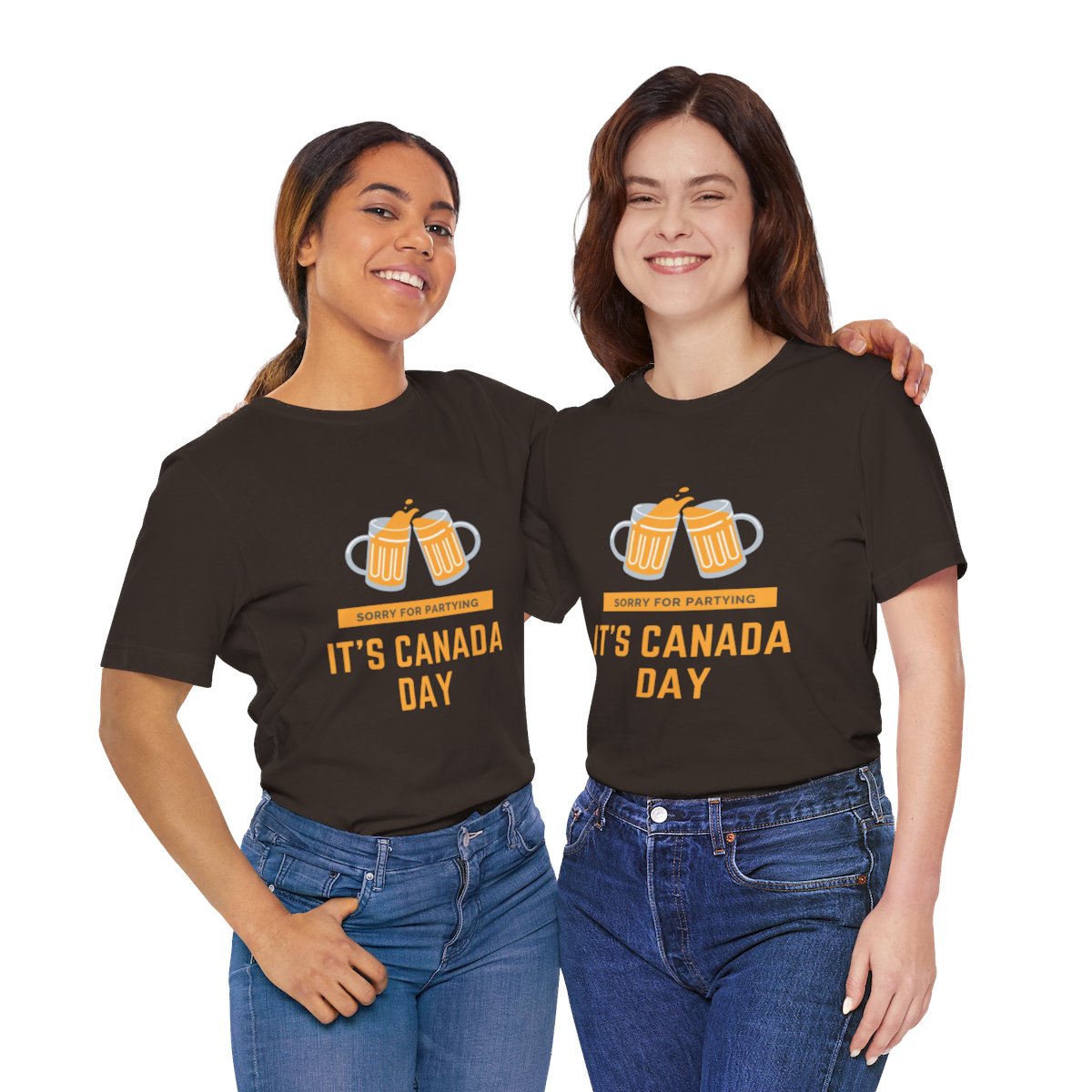 Sorry for Partying, It's Canada Day: Unisex Jersey Short Sleeve Tee 56 Sorry for Partying, It's Canada Day: Unisex Jersey Short Sleeve Tee - Image 56