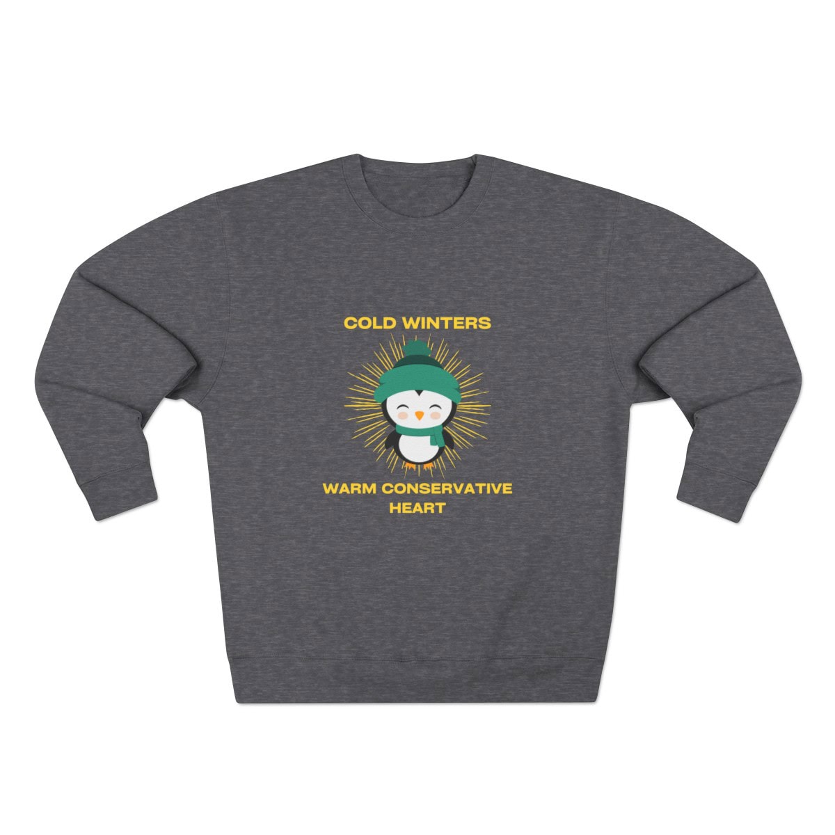 Cold Winters Warm Conservative Heart: Unisex Crewneck Sweatshirt - Image 7