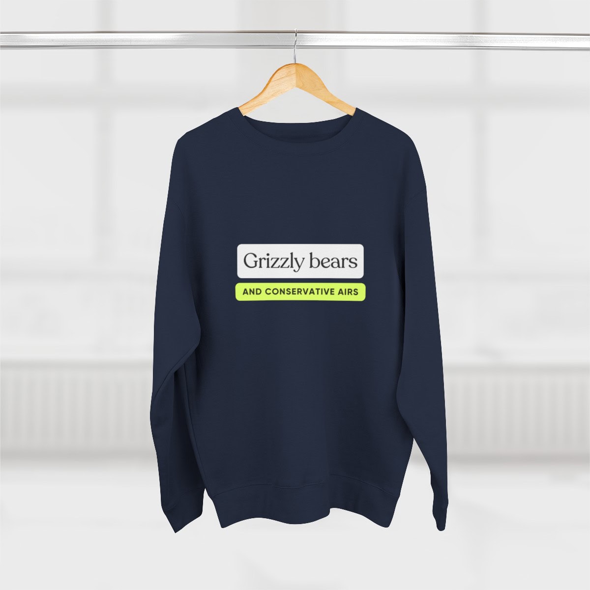 Grizzly Bears & Conservative Airs: Unisex Crewneck Sweatshirt - Image 16