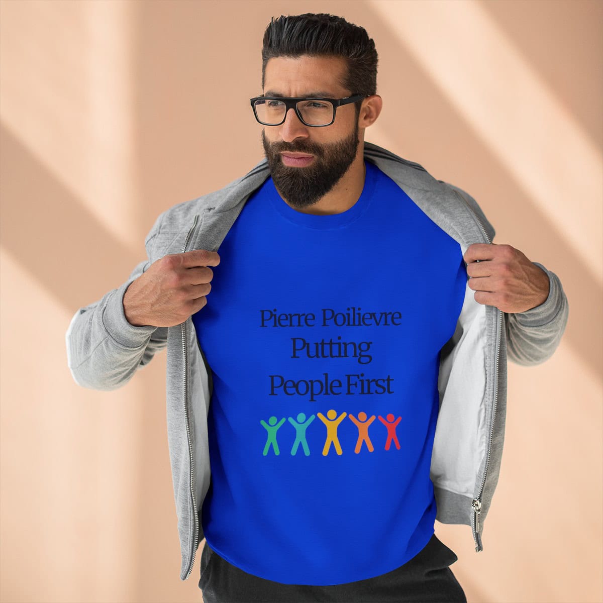 Pierre Poilievre, Putting People First - Unisex Crewneck Sweatshirt - Image 14