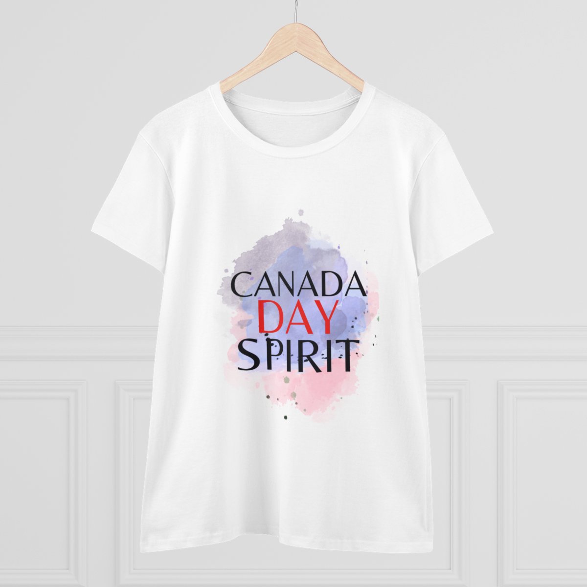 Canada Day Spirit: Women's Midweight Cotton Tee - Image 9