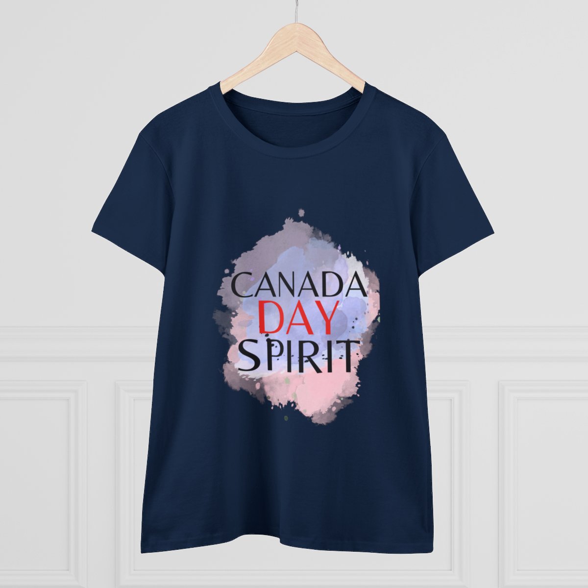Canada Day Spirit: Women's Midweight Cotton Tee - Image 24
