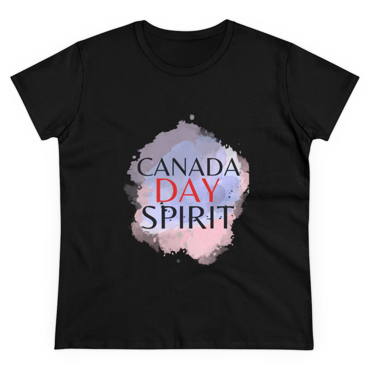 Canada Day Spirit: Women's Midweight Cotton Tee - Image 2